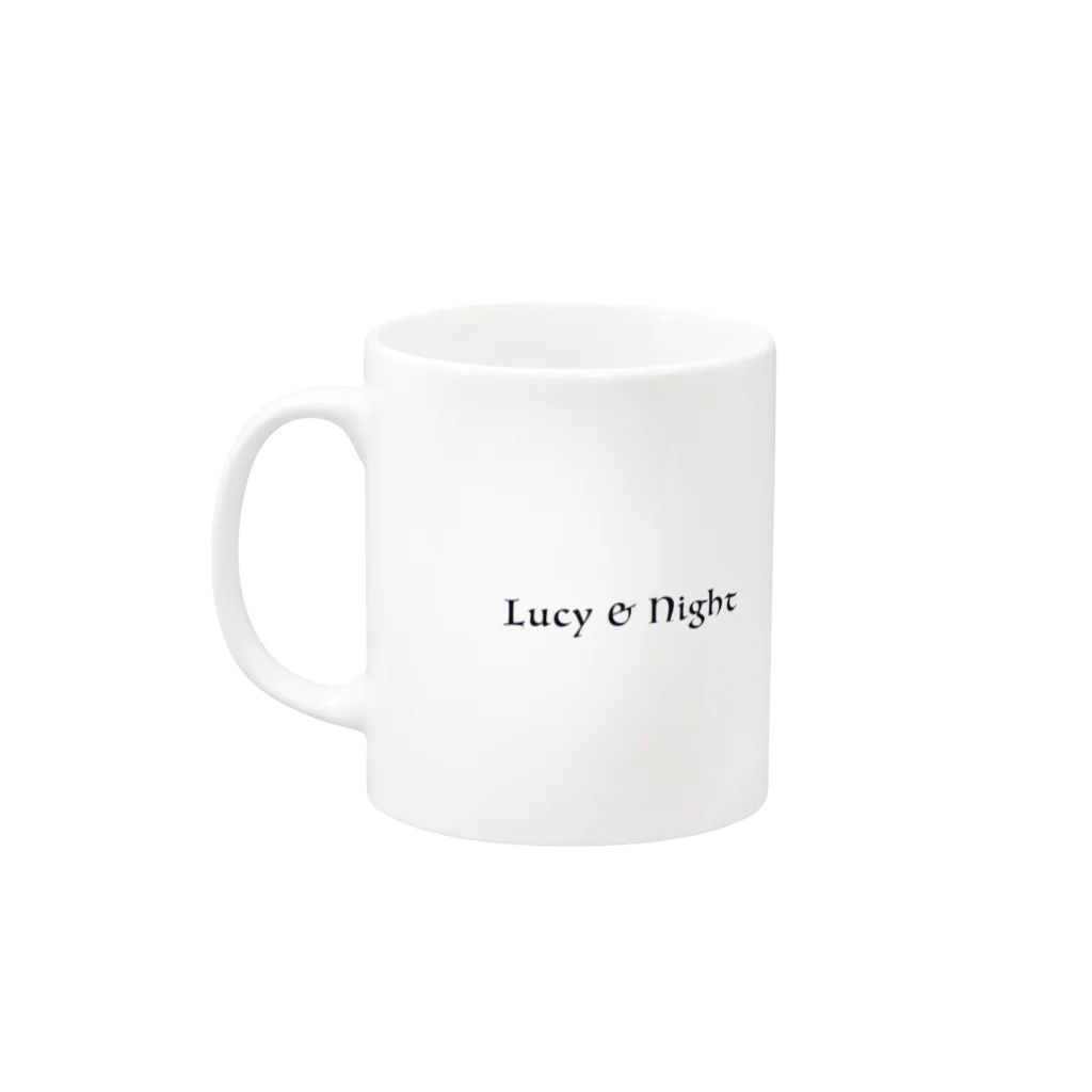 StarrynightのLucy & Night Mug :left side of the handle