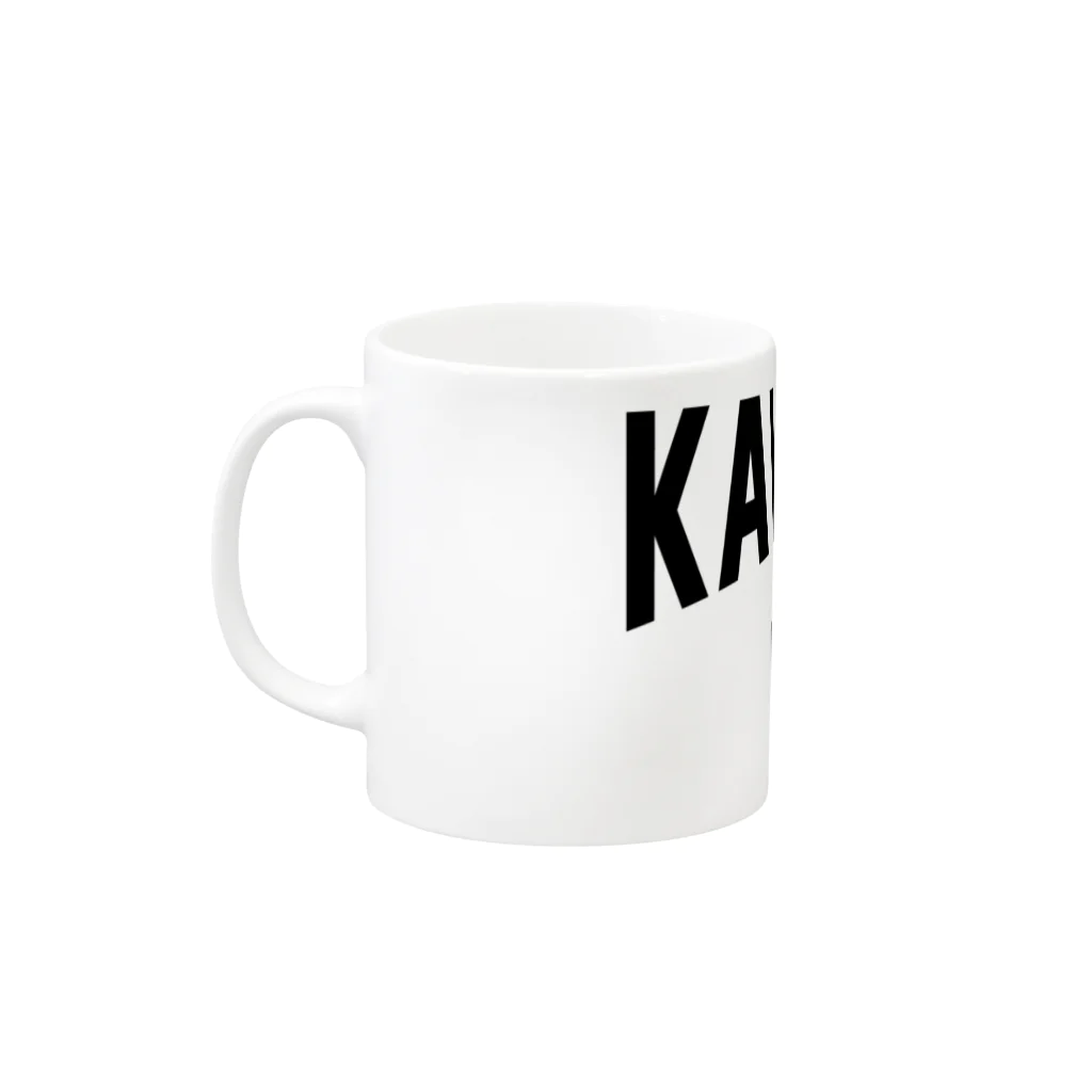 JIMOTOE Wear Local Japanのkawasaki CITY　川崎ファッション　アイテム Mug :left side of the handle