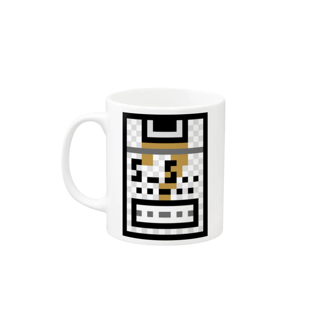 8bit_smokerのセブンスター風 Mug :left side of the handle