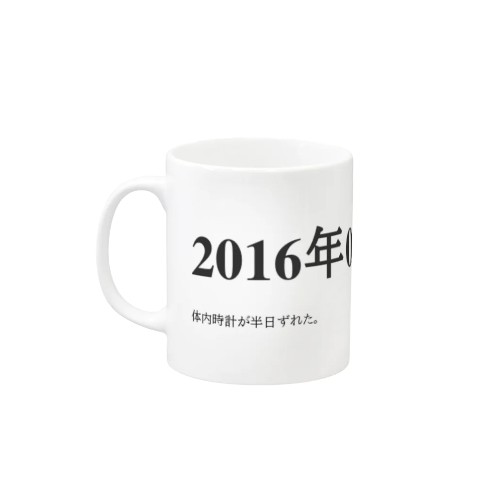 誰かが書いた日記の2016年05月28日19時40分 Mug :left side of the handle