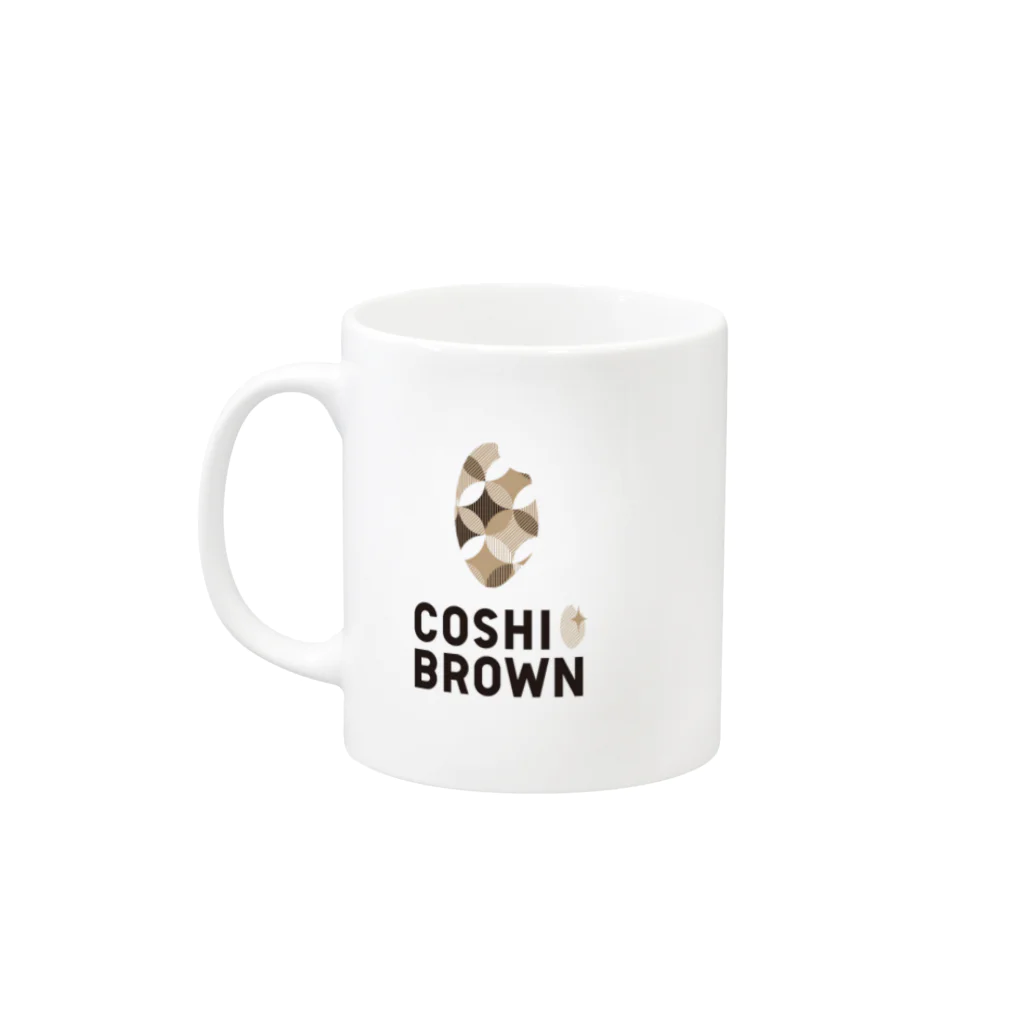 ats084のCOSHI-BROWN Mug :left side of the handle