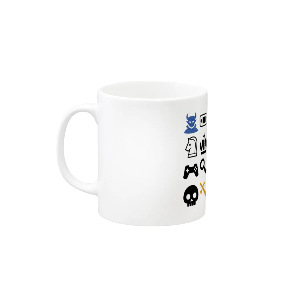 MAJINOのTHE GAME Mug :left side of the handle