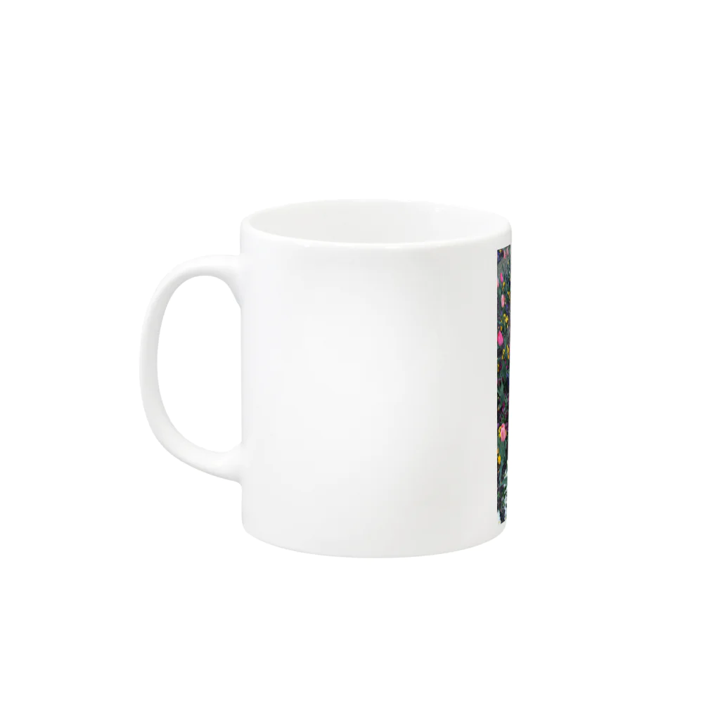 MANAMIのお花 Mug :left side of the handle