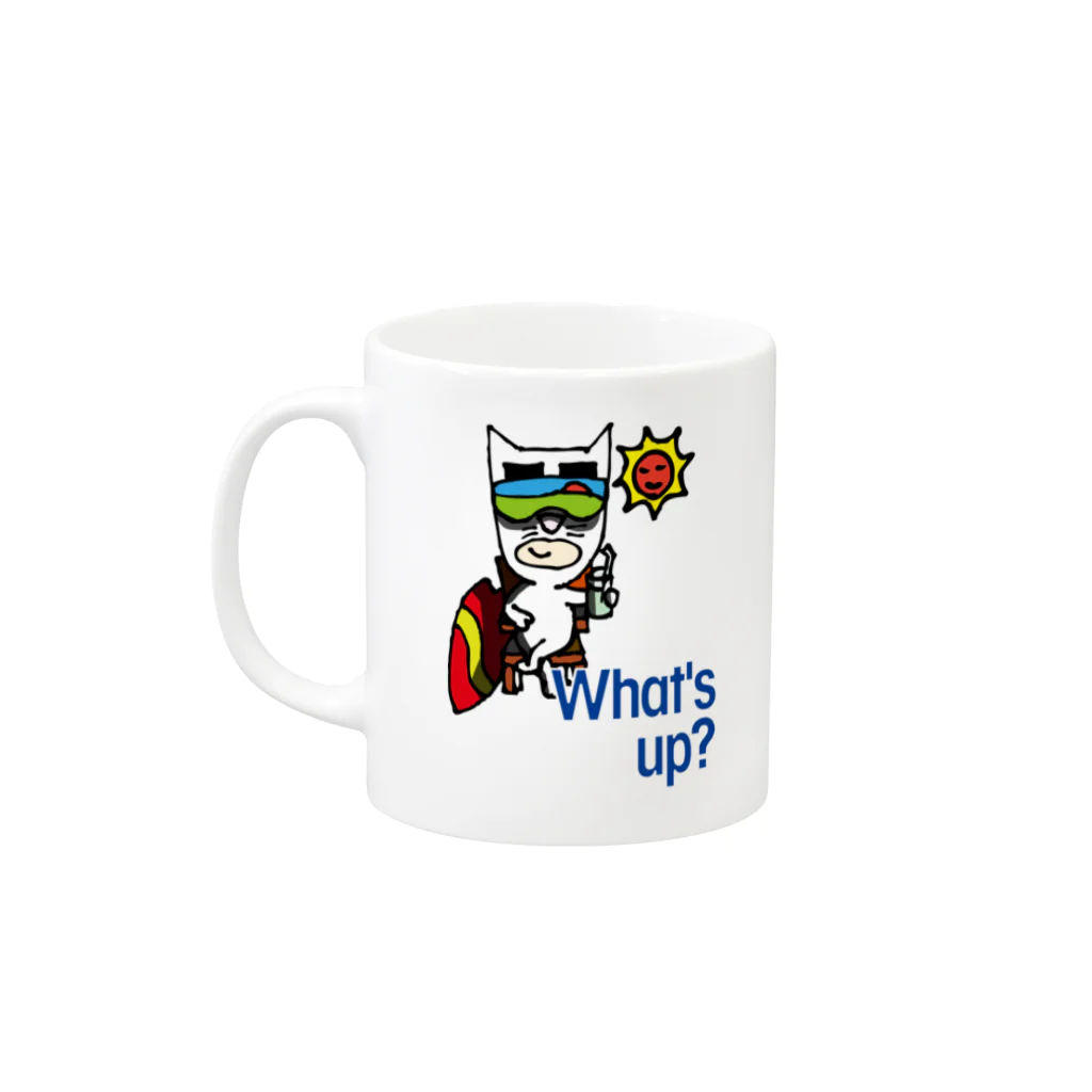 katsuのThe guy who clowned Mug :left side of the handle