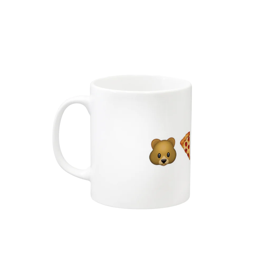 saltppのemoji😀 Mug :left side of the handle