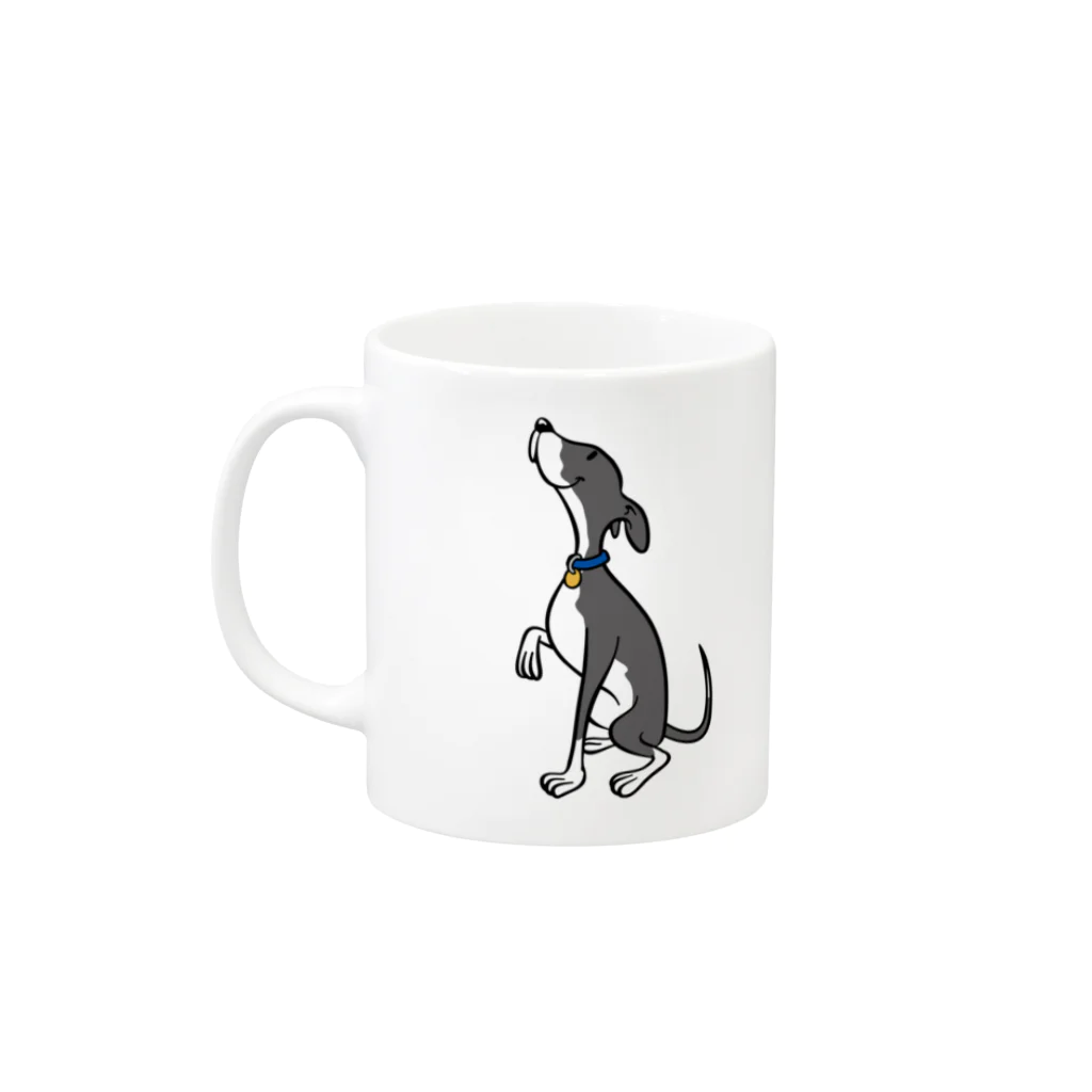 Houndy's supply イタグレ服【ハウンディーズ】の虎徹くん専用01 Mug :left side of the handle