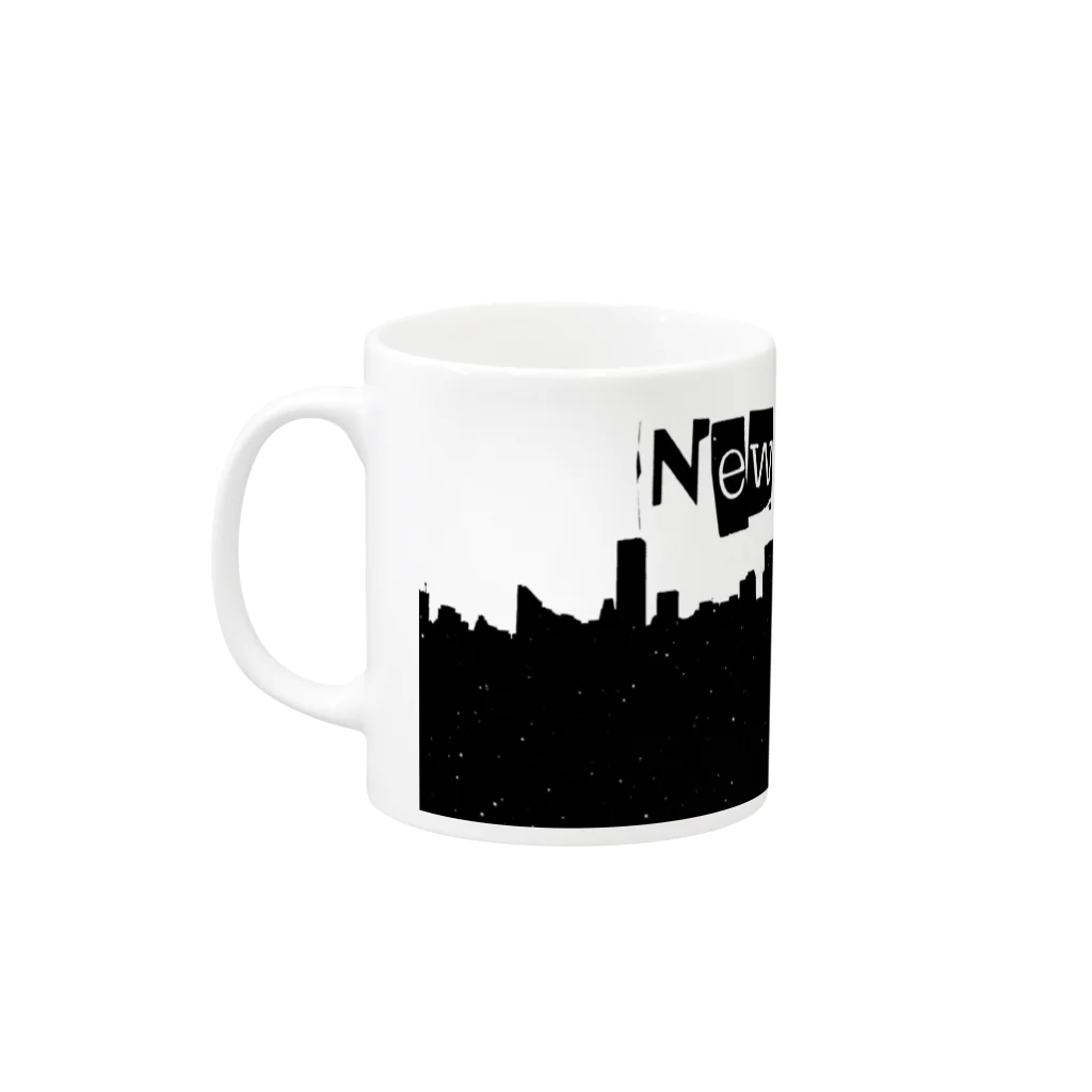 Mr.RightのNew York & 51 star Mug :left side of the handle