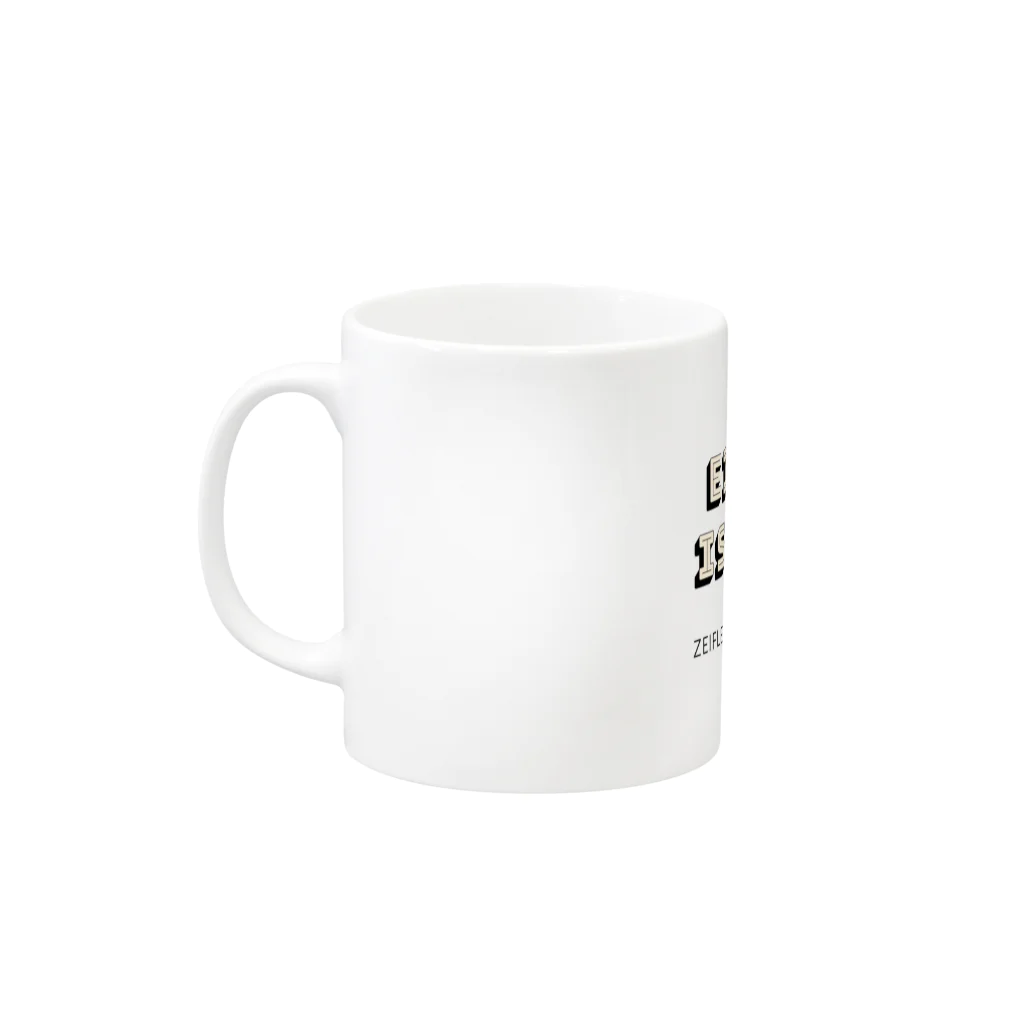 mincora.のEINS UND EINS IST NICHT ZWEI.　by mincora. Mug :left side of the handle