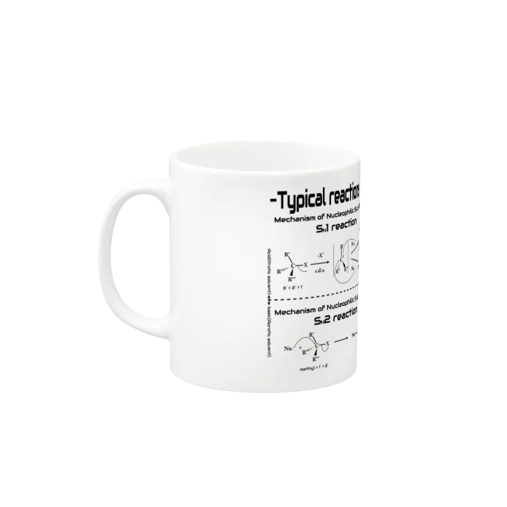 U Libraryの有機ハロゲン化合物の代表的反応（有機化学） Mug :left side of the handle