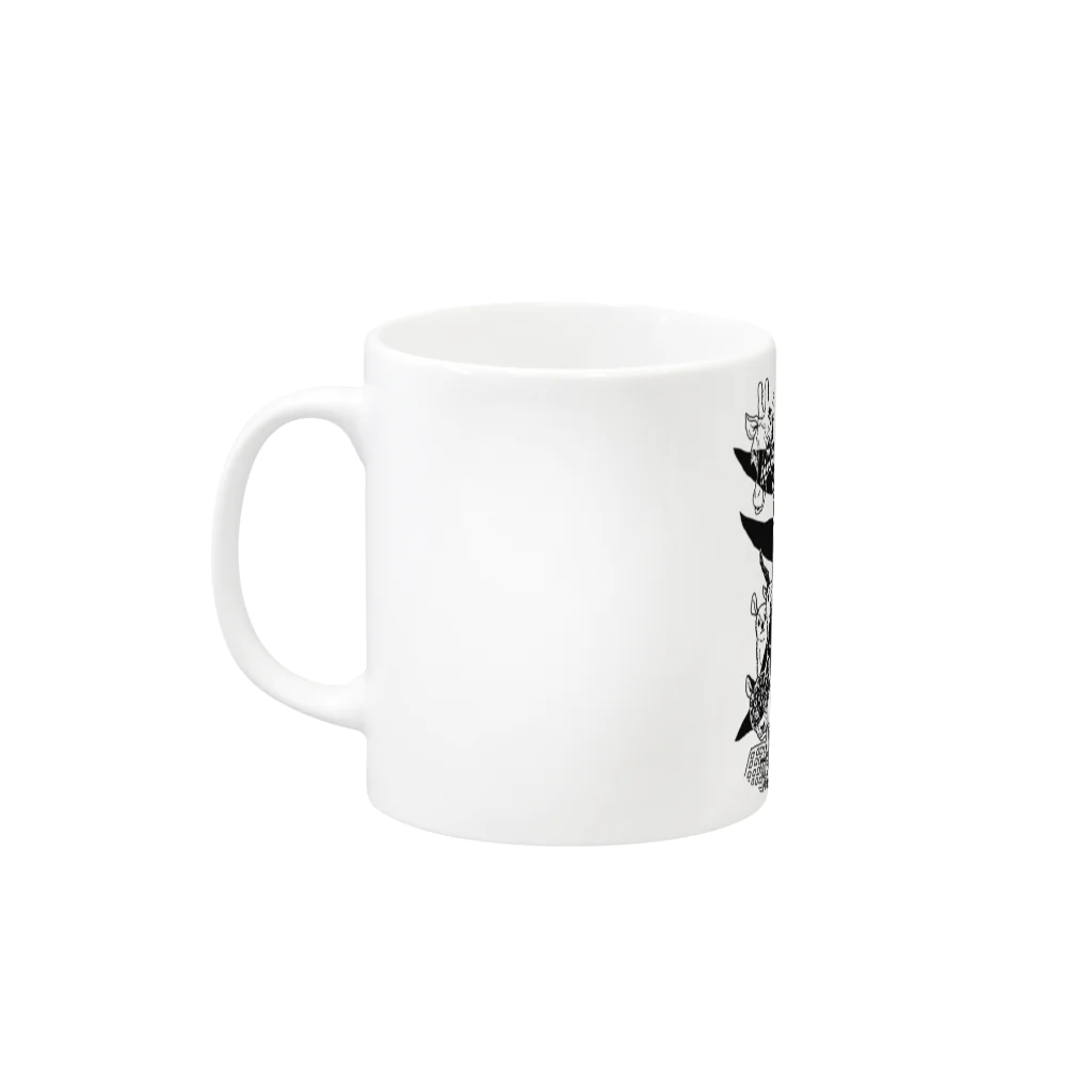 aaaaiWORKSのおみせの天王寺(横) Mug :left side of the handle