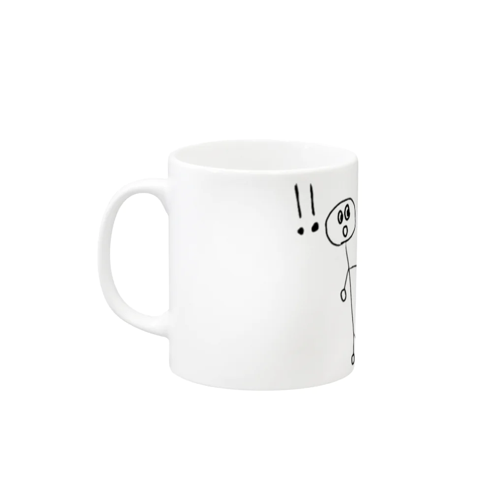 tommmmmmmmmmmmmmmmmyのひとにみつかったときのたぬき Mug :left side of the handle