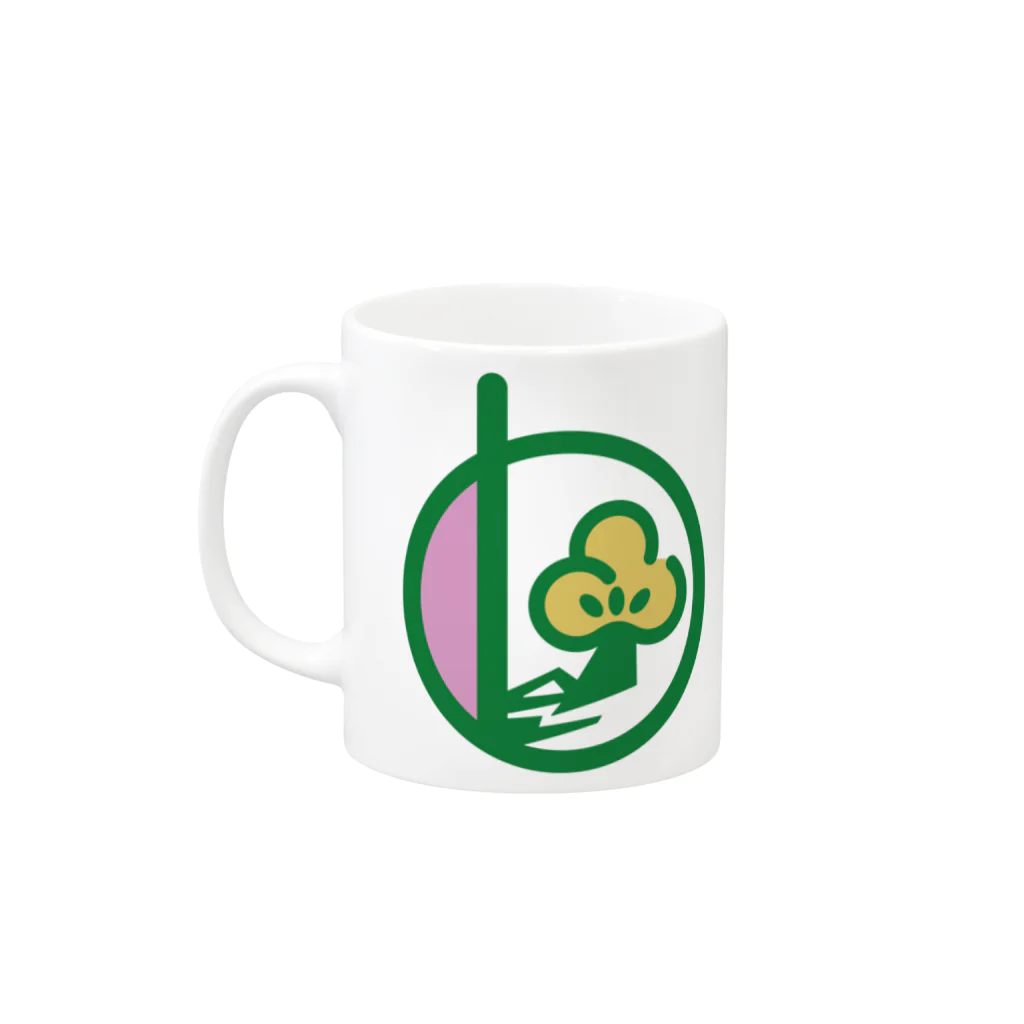 hiro-slabの盆栽（和柄） Mug :left side of the handle