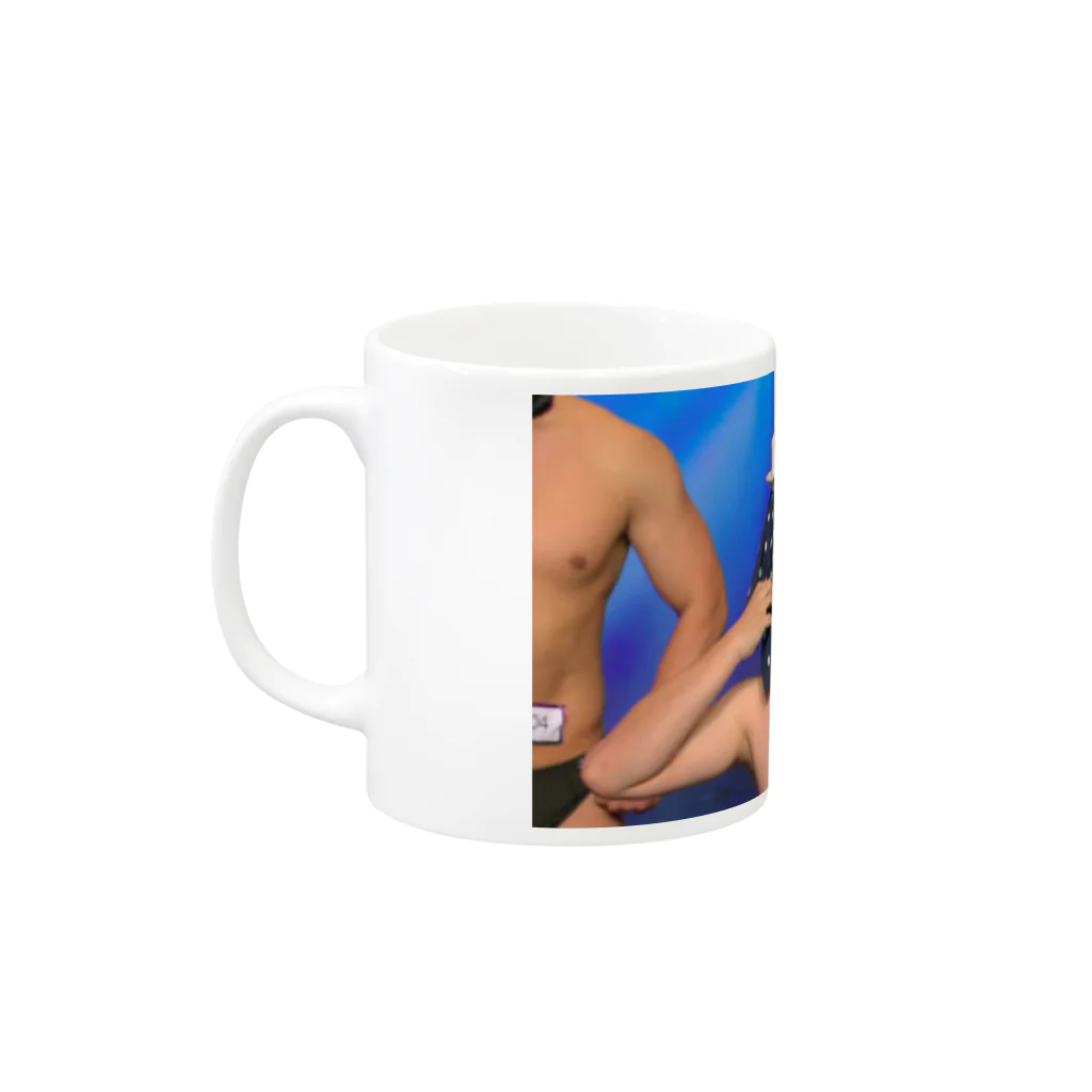 mask-pのp-mask-2 Mug :left side of the handle