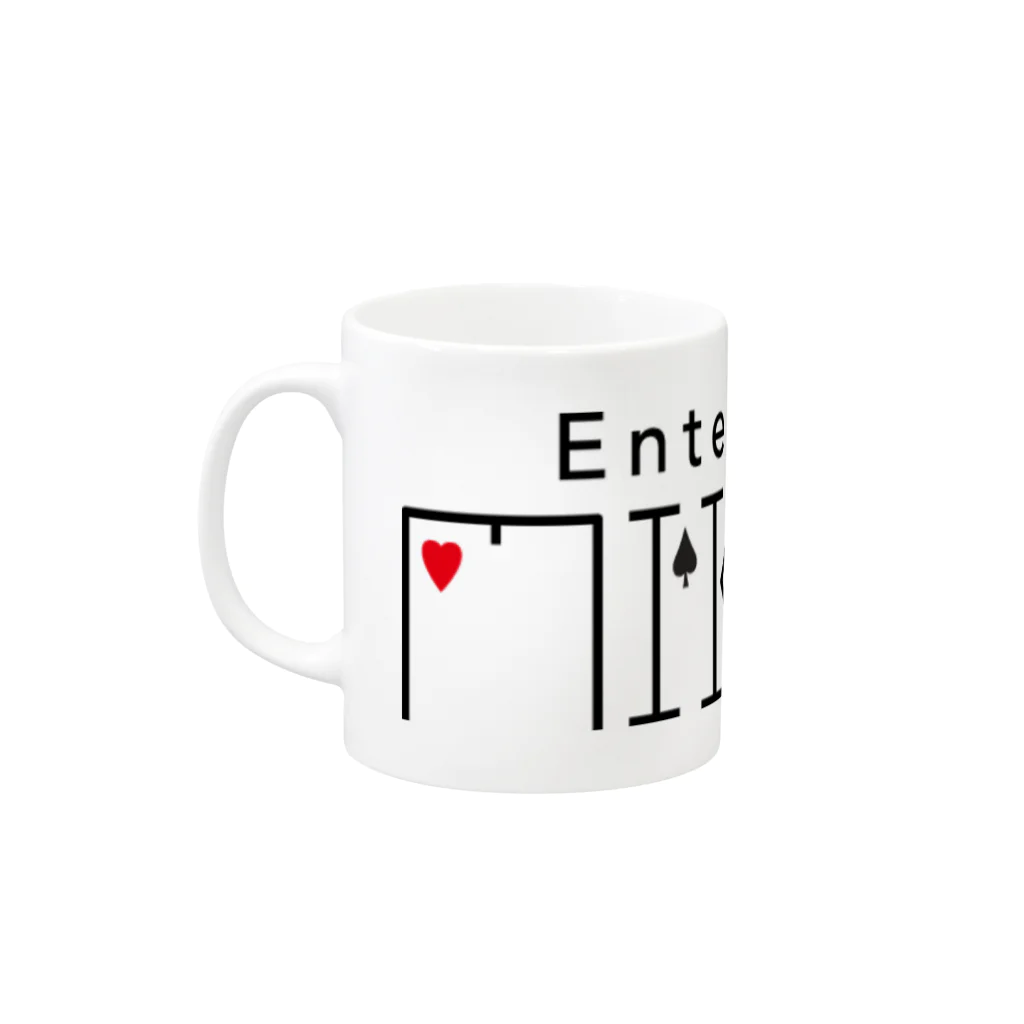 Entertainer MIKIYAのEntertainer MIKIYAロゴ Mug :left side of the handle