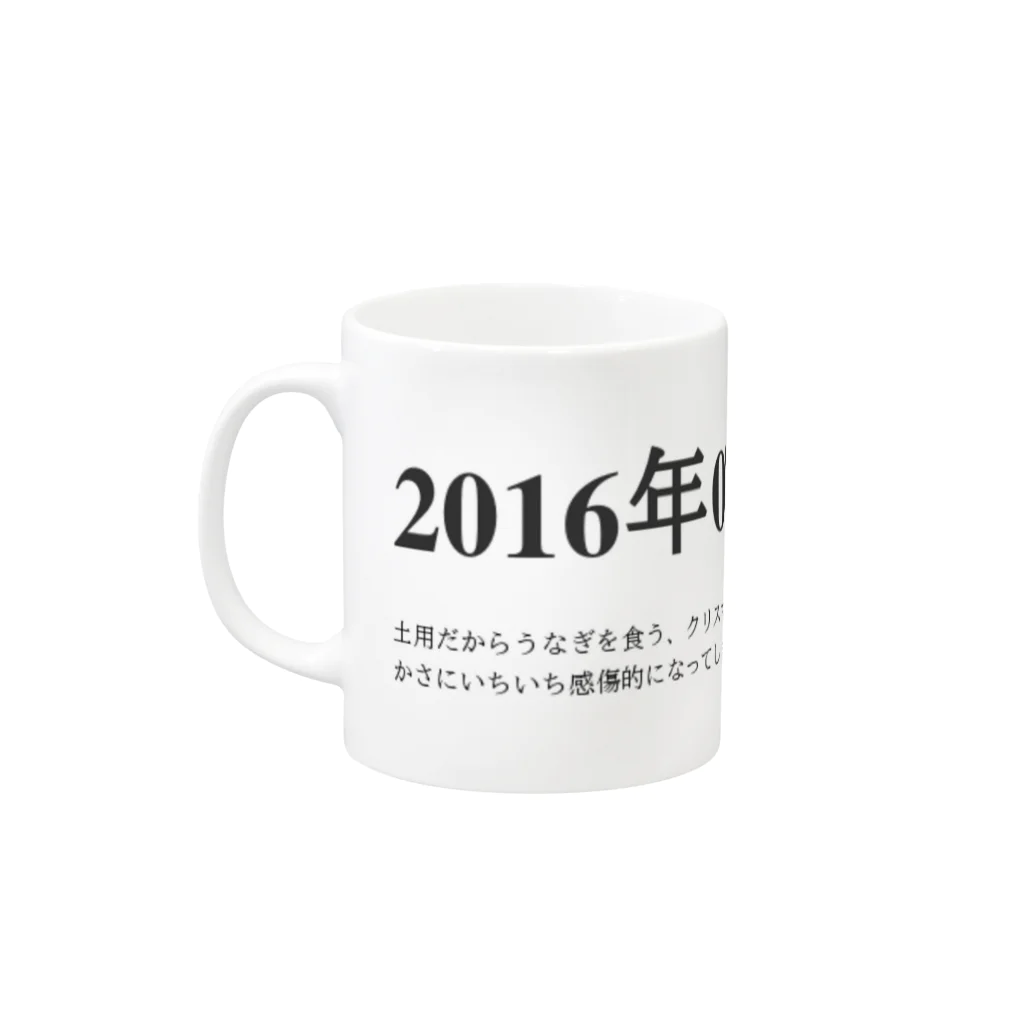 誰かが書いた日記の2016年07月15日23時46分 マグカップの取っ手の左面