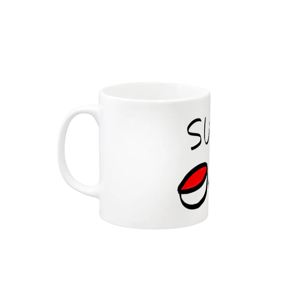 k¥リョウのSUSHI Mug :left side of the handle