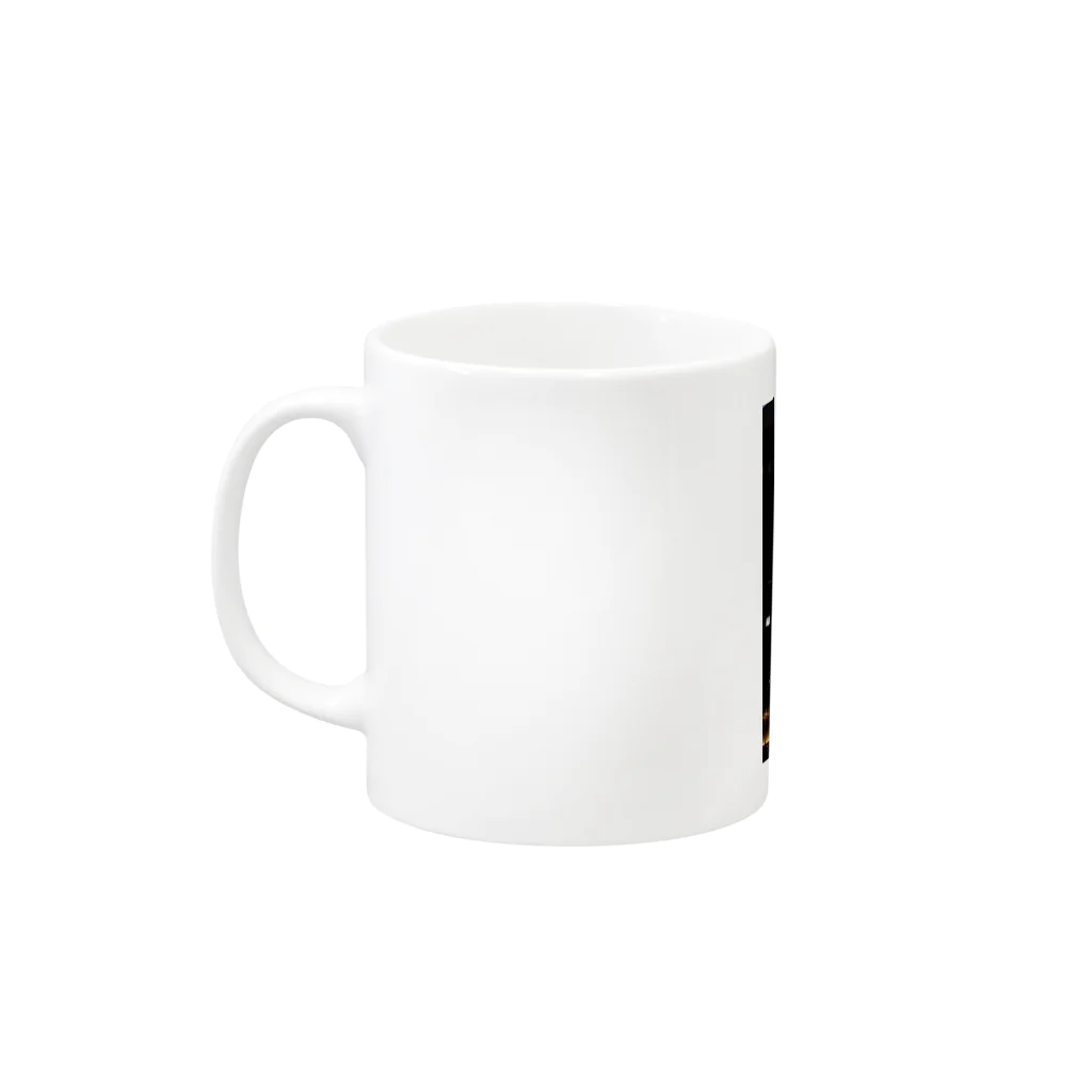 marmeladejamの街灯り Mug :left side of the handle