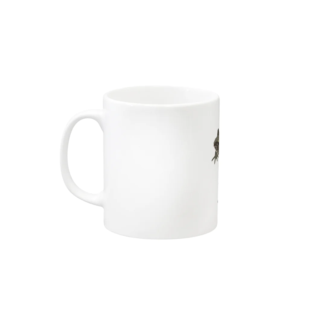 さちこの生物雑貨のツチとヌマ Mug :left side of the handle