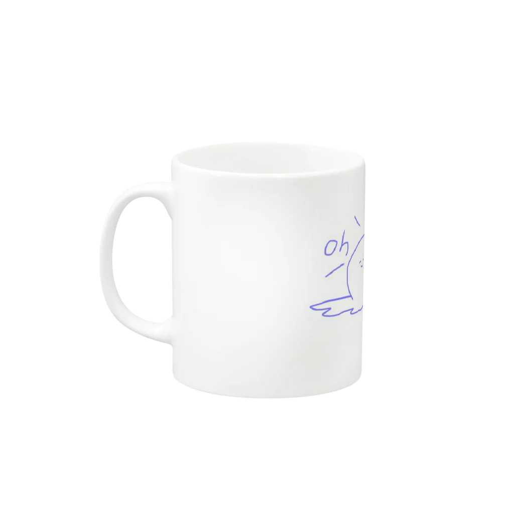 #く ろ と #の落っこちたアイス Mug :left side of the handle