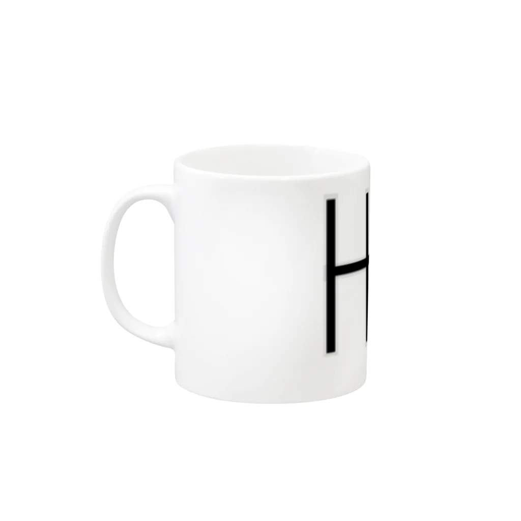 HOME公式ショップのHOME公式グッズ Mug :left side of the handle