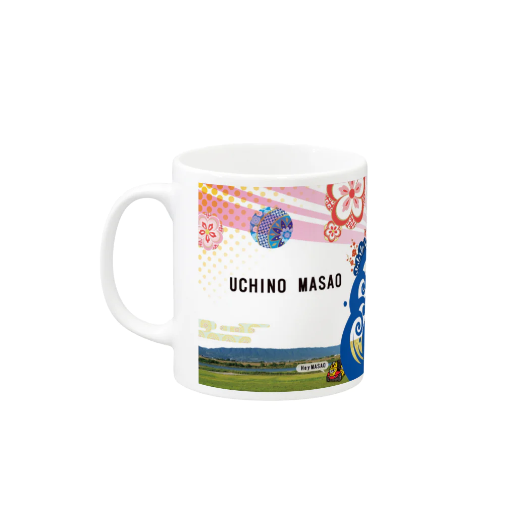 キャニコム 公式ショップのうちのマグ Mug :left side of the handle