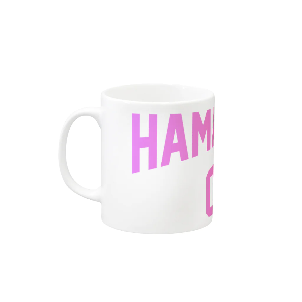 JIMOTOE Wear Local Japanの浜松市 HAMAMATSU CITY Mug :left side of the handle