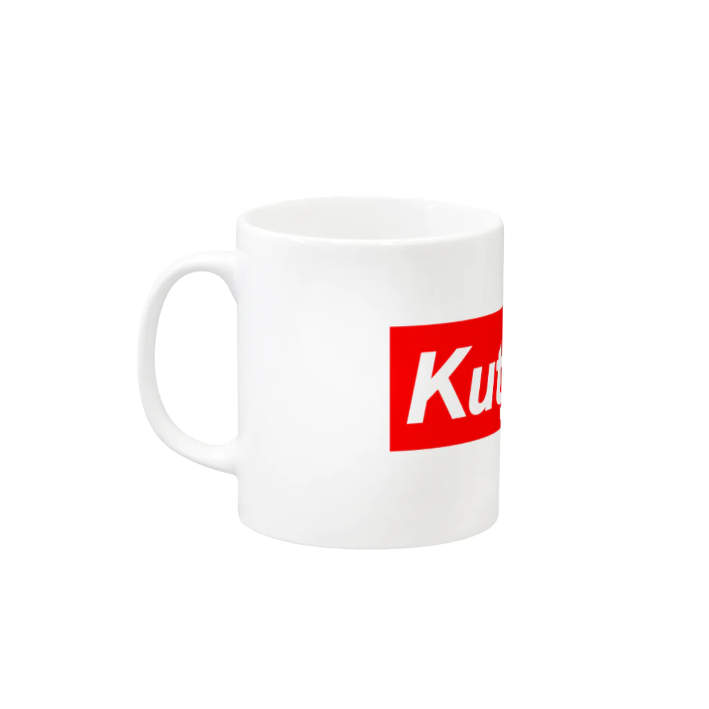 KUTJUDOのBOXLOG01a(Kutjudoteam) Mug :left side of the handle