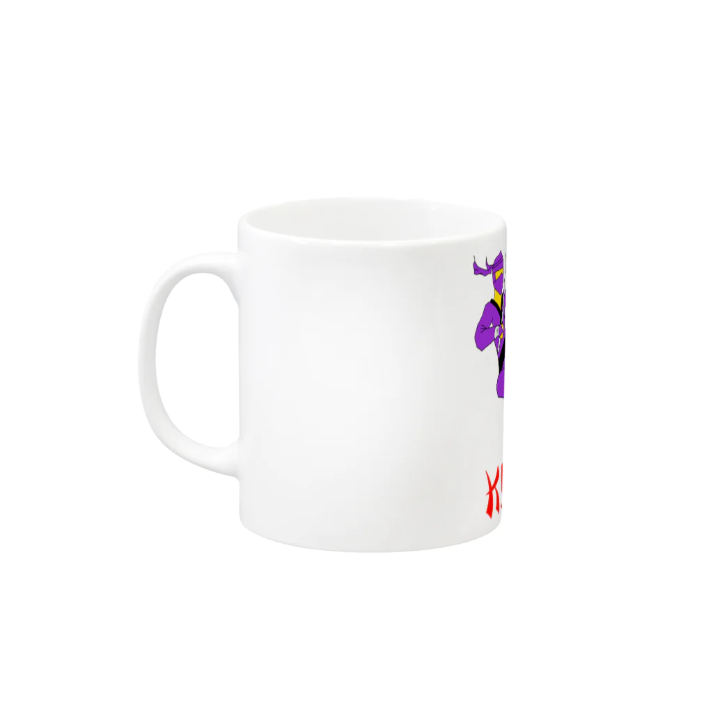 KeitaOmoriのカンフー Mug :left side of the handle