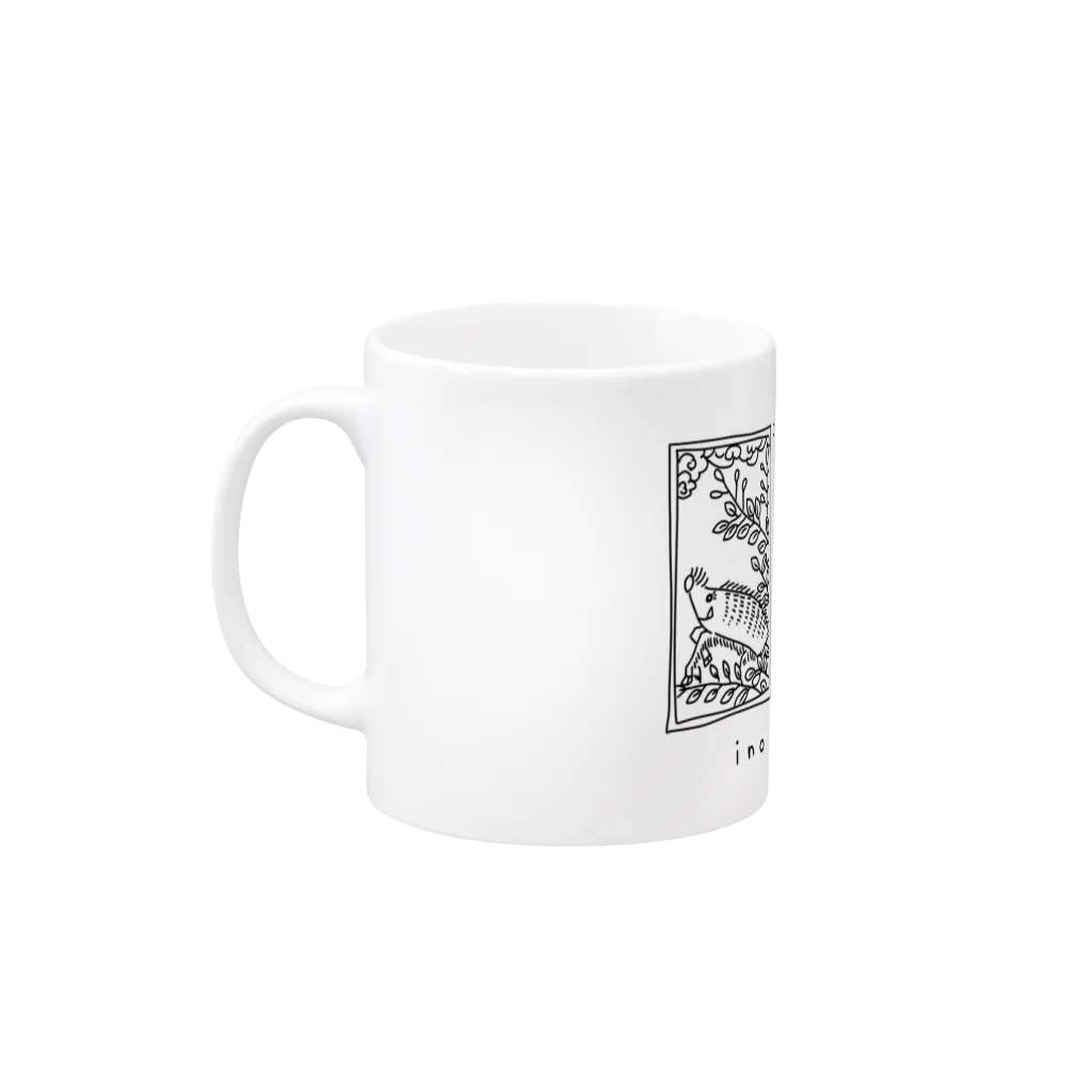 メグミックスのhanafuda Mug :left side of the handle