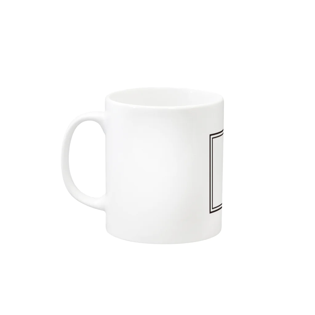 KMY.のKMY.BOXロゴ Mug :left side of the handle