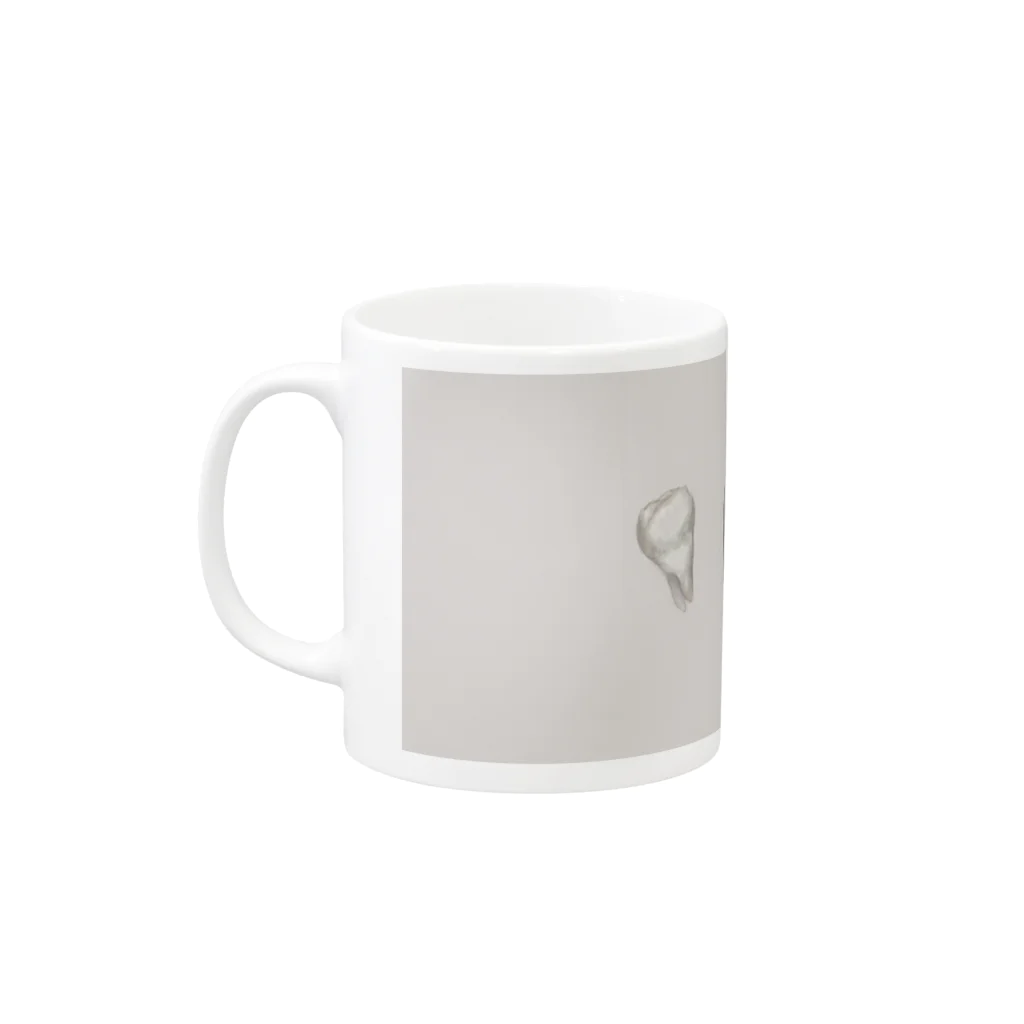 ℞˖🐁の歯 Mug :left side of the handle