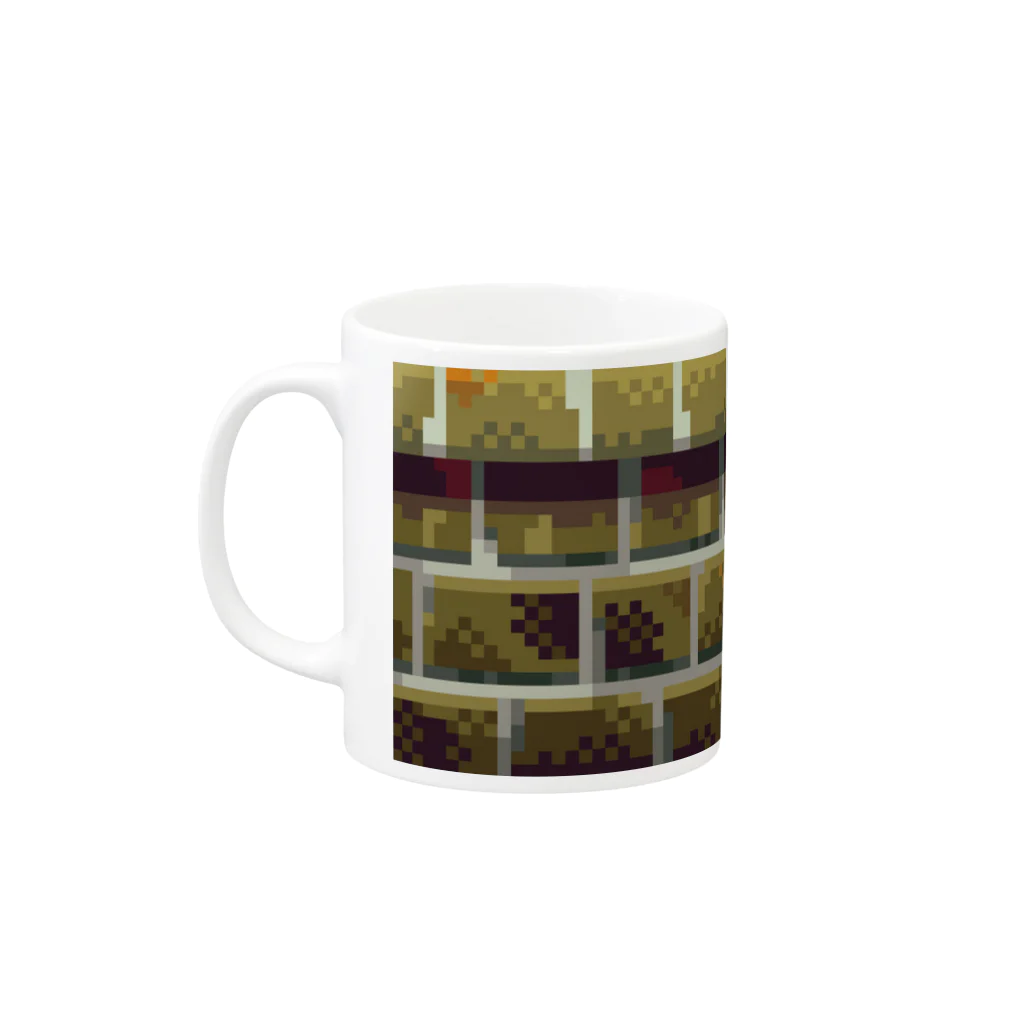 256graphの枯れた井戸 Mug :left side of the handle