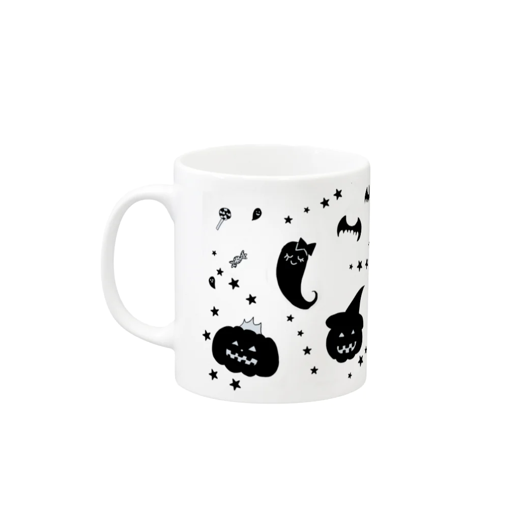 Je te veuxのおばけのパレード Mug :left side of the handle