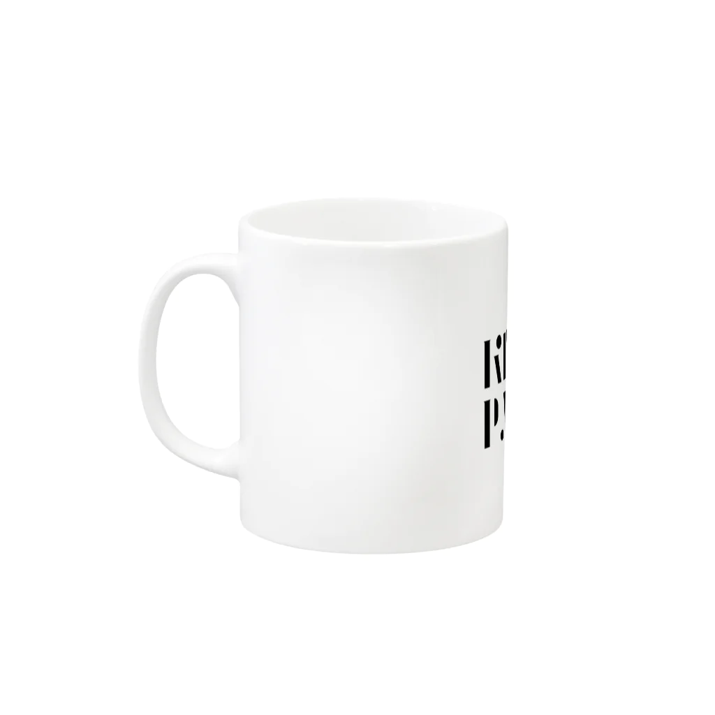 PAISENグッヅのパイセンマグカップ Mug :left side of the handle