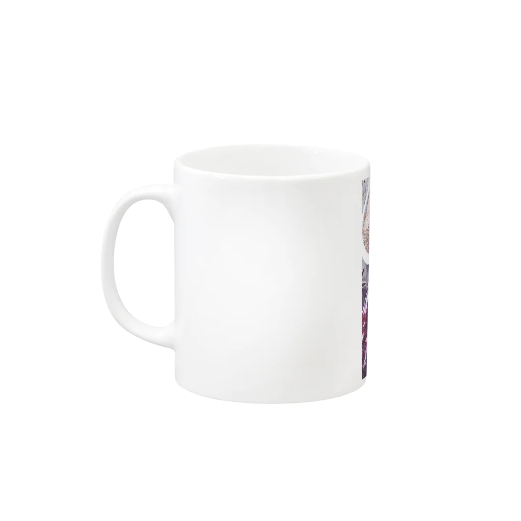 Teru のNo Curry 01 Mug :left side of the handle