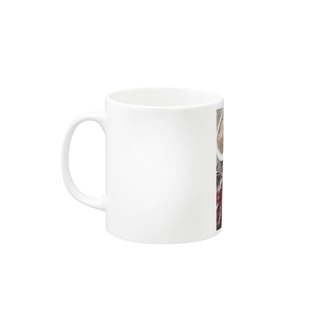 Teru のNo Curry 02 Mug :left side of the handle