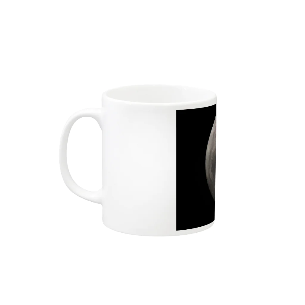 nana.のmoon Mug :left side of the handle