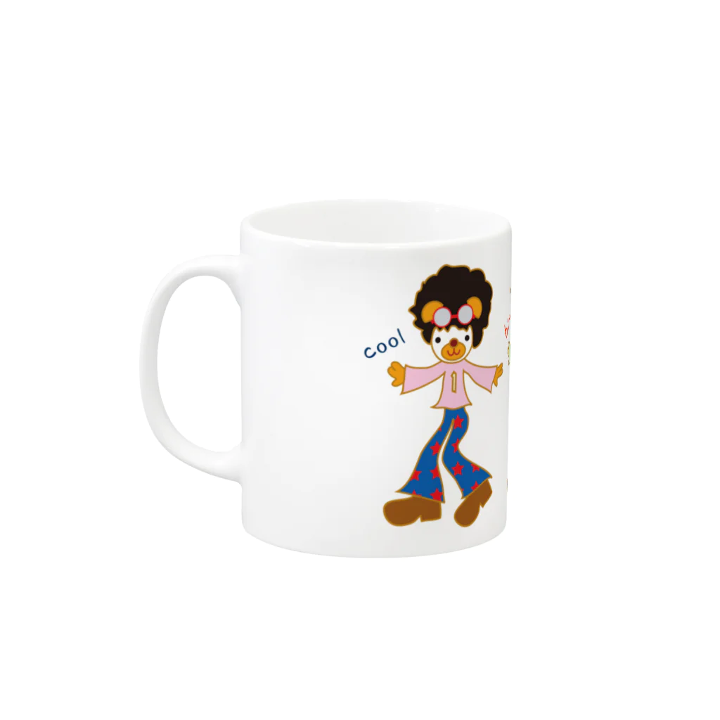 pop lifeのくまくまくま！　マグカップ Mug :left side of the handle