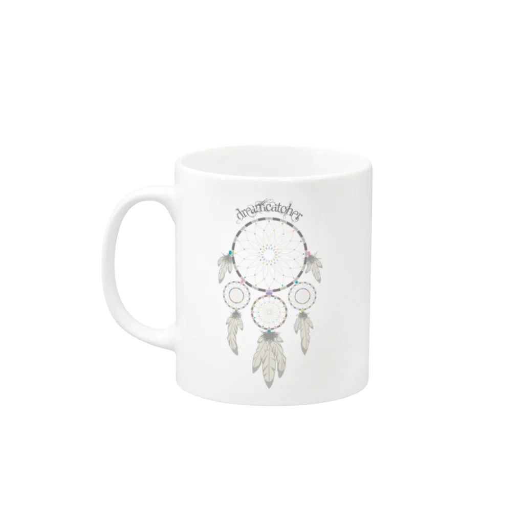 GubbishのDreamcatcher Mug :left side of the handle