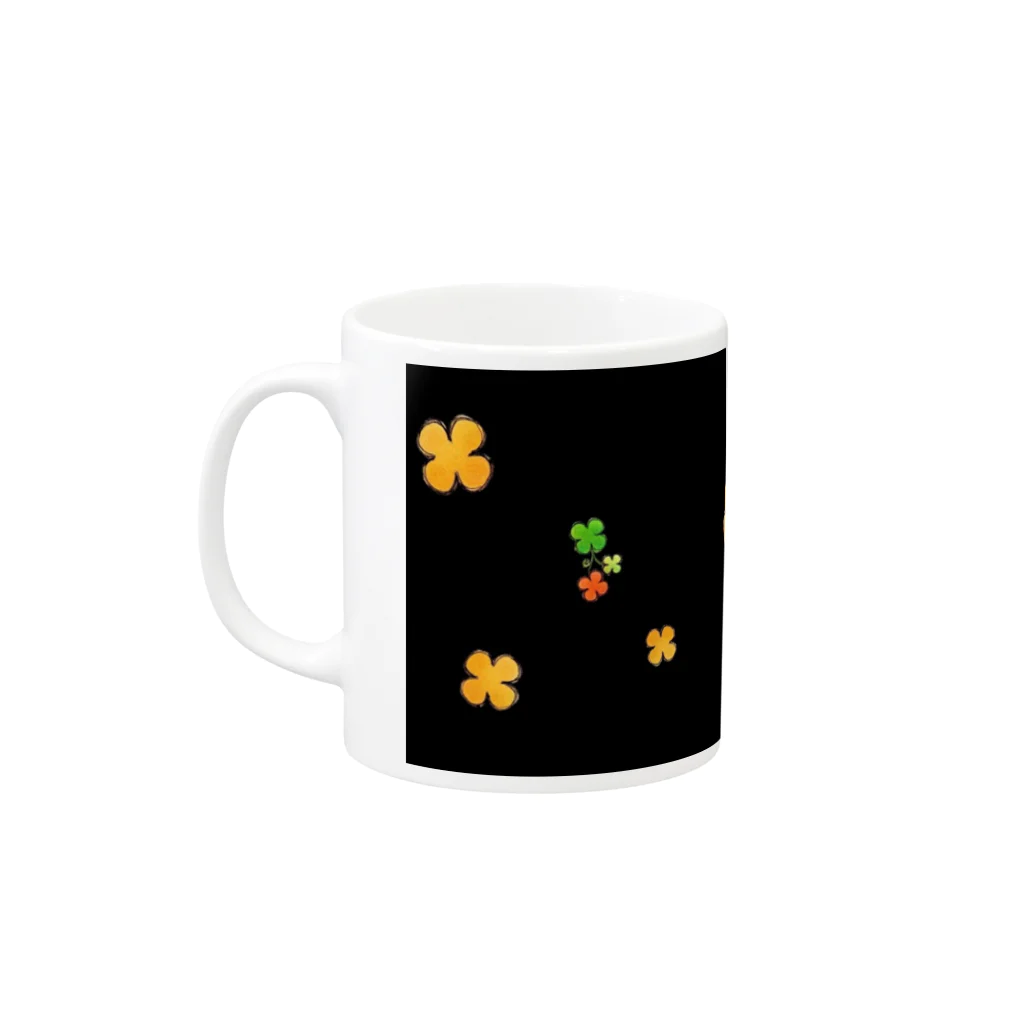 CLOVER-SHOKOのぶた＊クローバー♪ Mug :left side of the handle