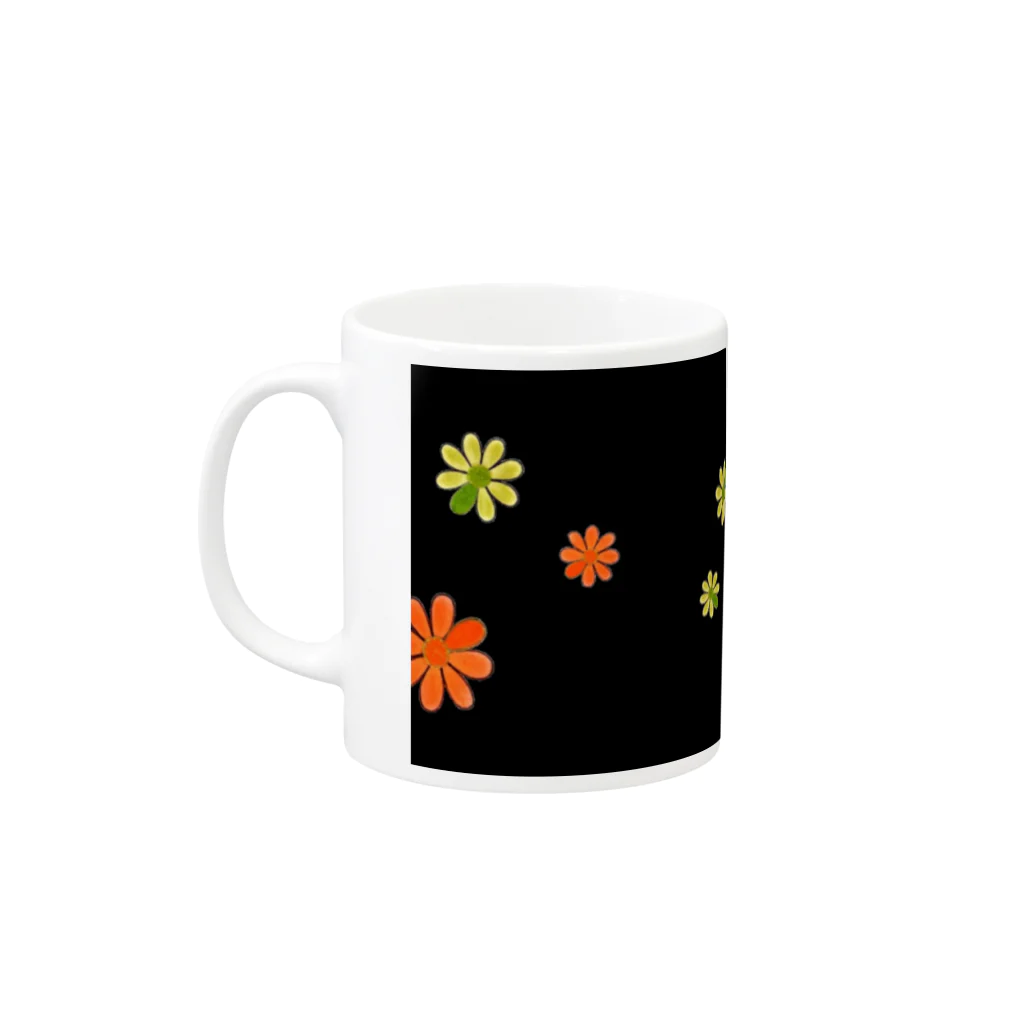 CLOVER-SHOKOのお地蔵さま＊花♪ Mug :left side of the handle