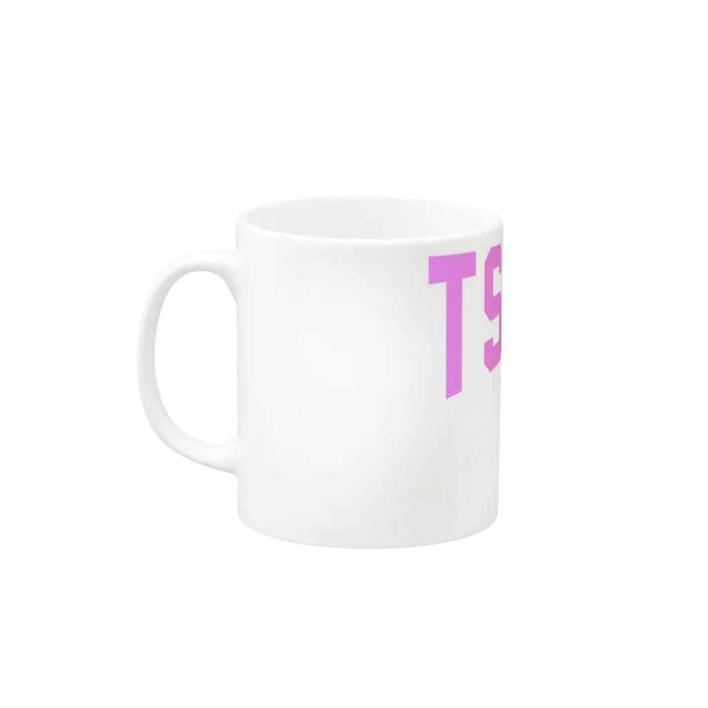 JIMOTOE Wear Local Japanのつくば市 TSUKUBA CITY Mug :left side of the handle