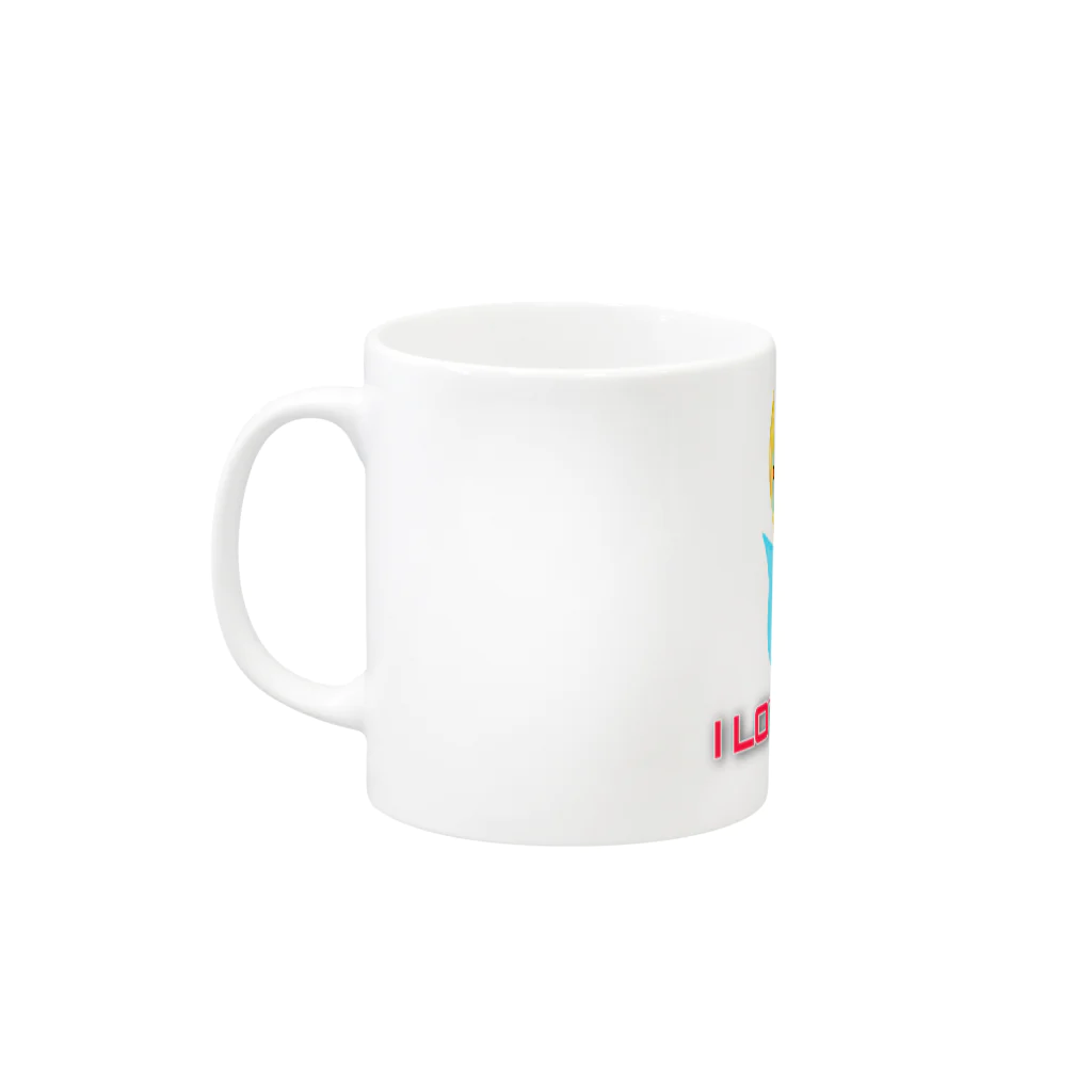 CccJapanのMama ILove U Mug :left side of the handle