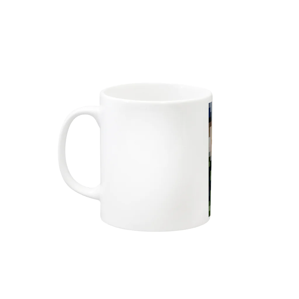 ⚡まなみ⚡のモザイクにゃんこ Mug :left side of the handle