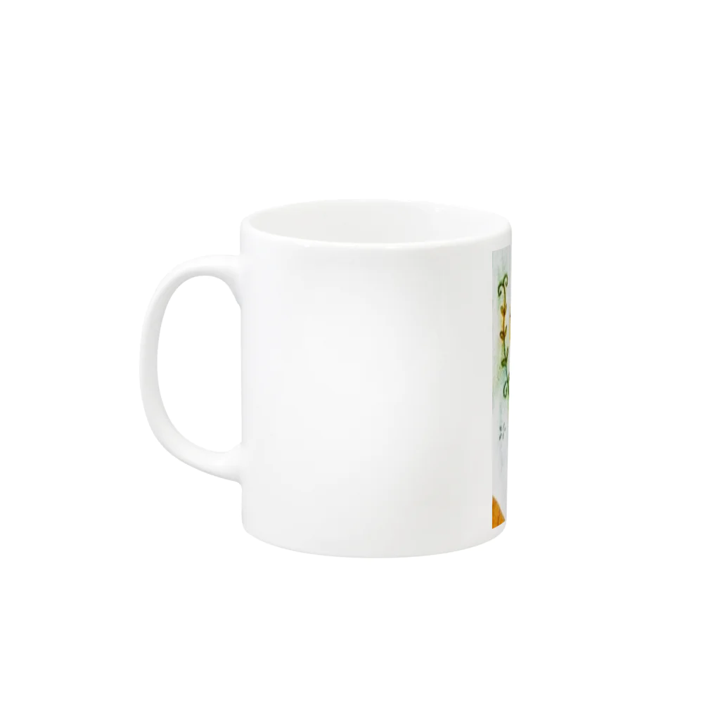 ナチュラルドッグリーフのカラーダックスファミリー Mug :left side of the handle