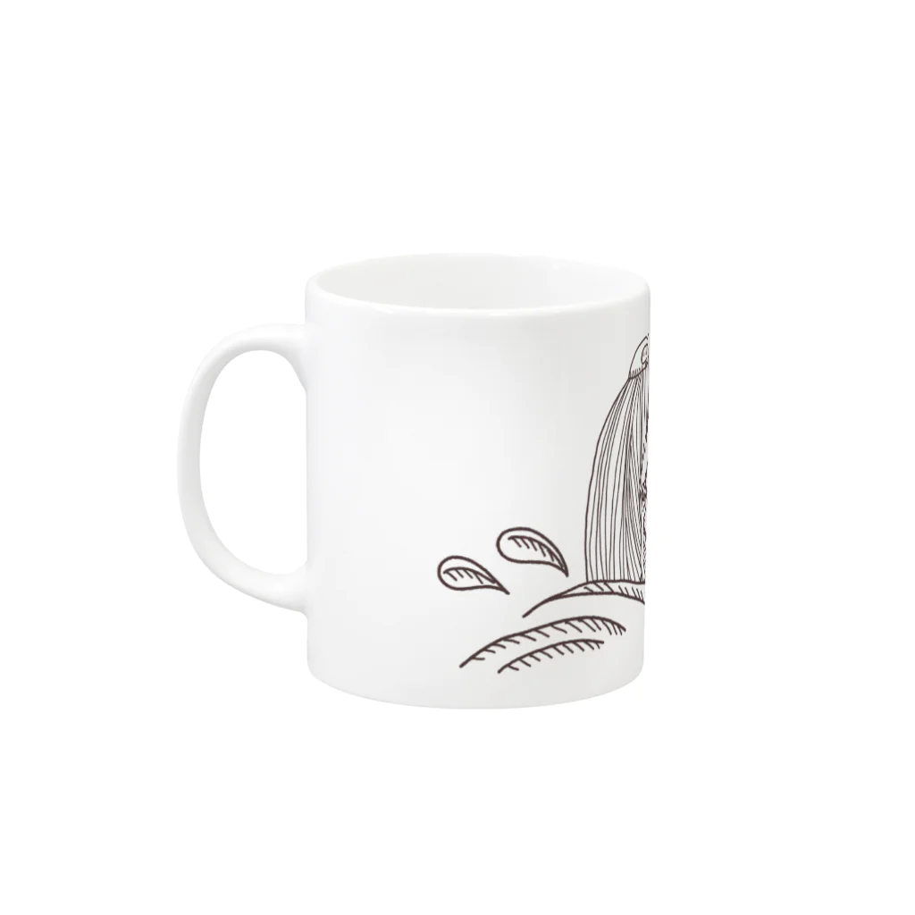 うえはんのごぽぽ Mug :left side of the handle