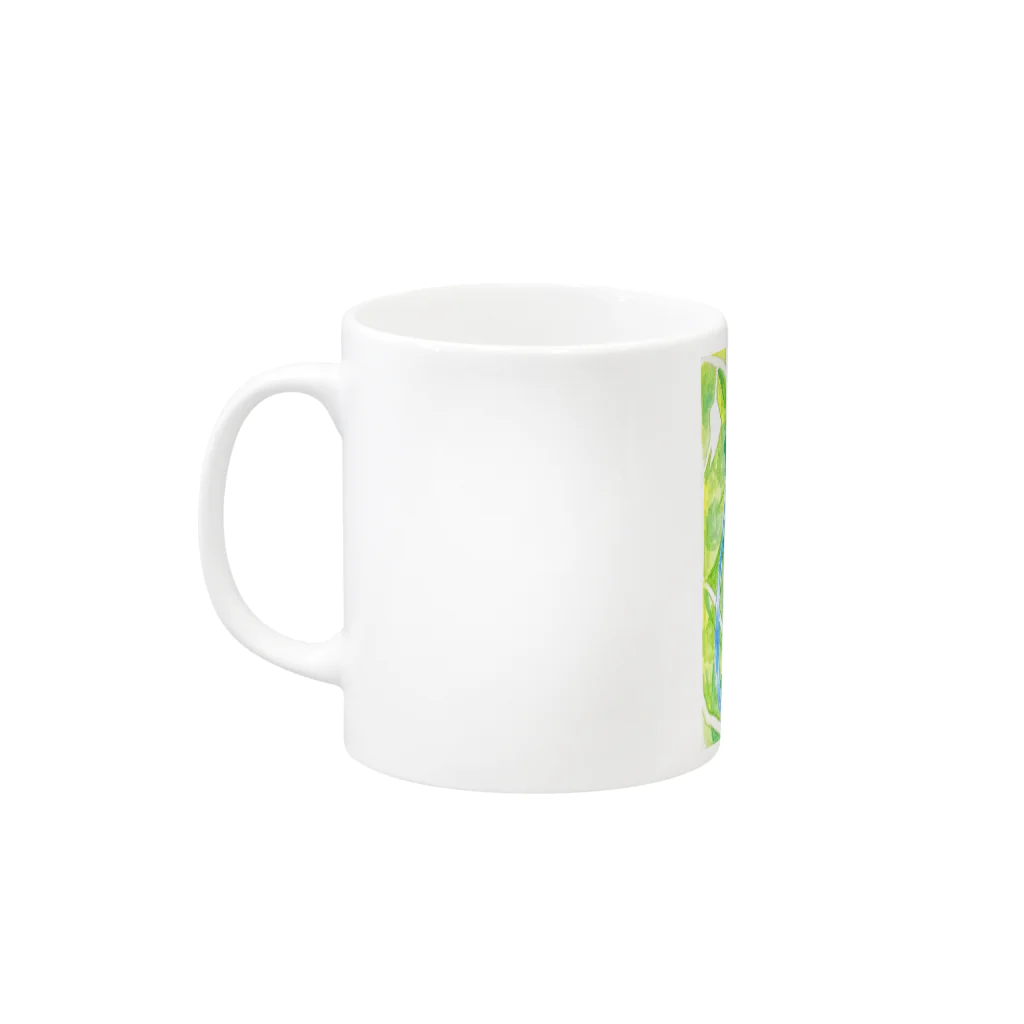 こあらのあおいろの夏 Mug :left side of the handle