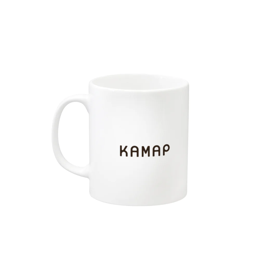 KAMAP ＆ Ricaの【KAMAP】タンポポとキンクマ Mug :left side of the handle