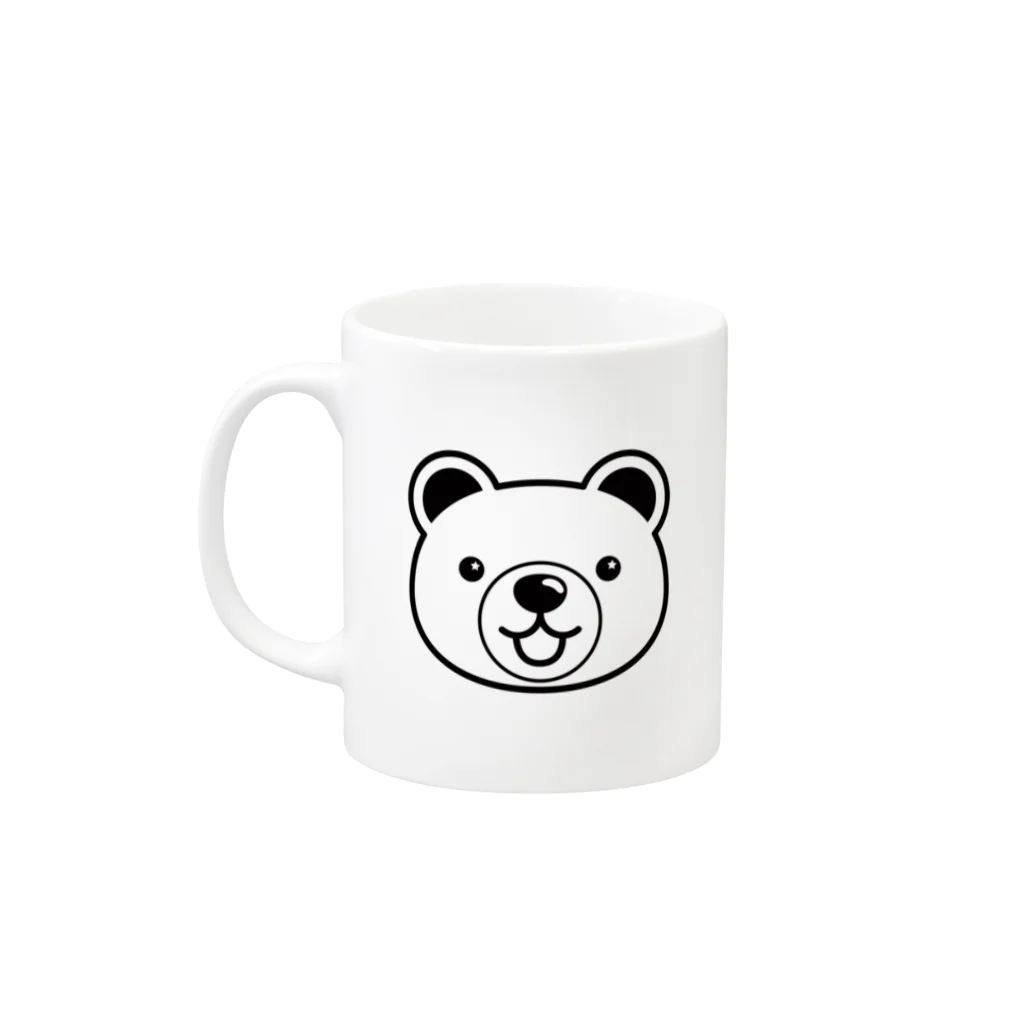 GMOビューティー株式会社のマグカップ Mug :left side of the handle