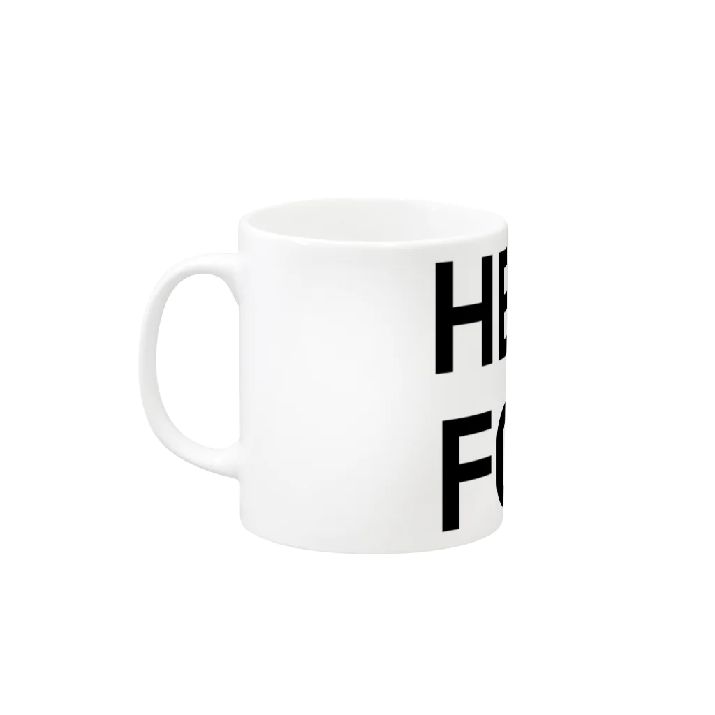 BASICのHEADER FOOTER Mug :left side of the handle